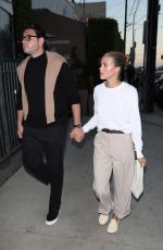 SOFIA RICHIE and Elliot Grainge Out for Dinner at Giorgio Baldi in Santa Monica 06/30/2022