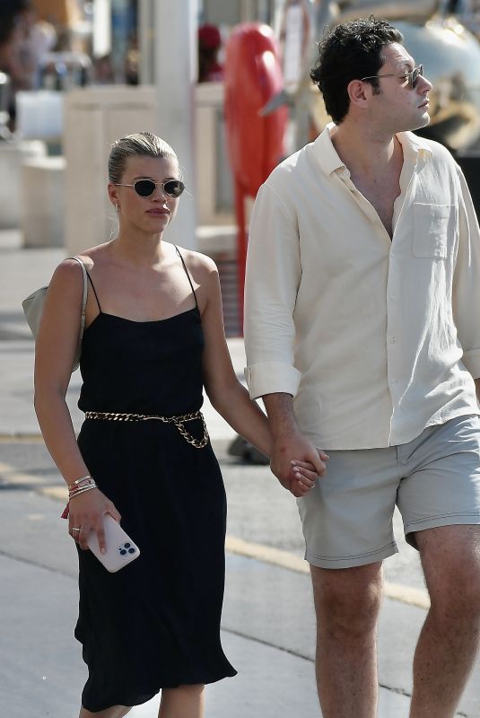 SOFIA RICHIE and Elliot Grainge Out in St-Tropez 07/14/2022