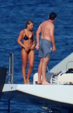 SOFIA RICHIE in Bikini and Elliot Grainge at a Yacht in South of France 07/11/2022