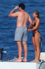 SOFIA RICHIE in Bikini and Elliot Grainge at a Yacht in South of France 07/11/2022