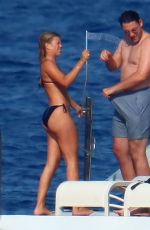 SOFIA RICHIE in Bikini and Elliot Grainge at a Yacht in South of France 07/11/2022