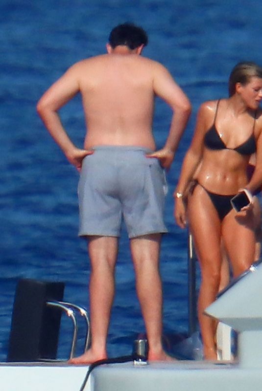 SOFIA RICHIE in Bikini and Elliot Grainge at a Yacht in South of France 07/11/2022