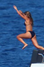 SOFIA RICHIE in Bikini and Elliot Grainge at a Yacht in South of France 07/11/2022