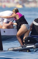 SOFIA RICHIE in Bikini at a Yacht in Saint-Tropez 07/13/2022