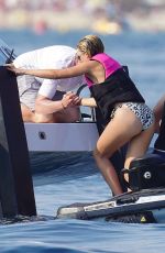 SOFIA RICHIE in Bikini at a Yacht in Saint-Tropez 07/13/2022