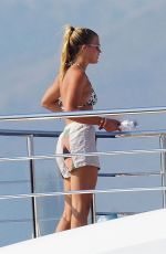 SOFIA RICHIE in Bikini at a Yacht in Saint-Tropez 07/13/2022