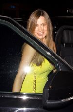 SOFIA VERGARA Leaves Her 50th Birthday Dinner in Los Angeles 07/10/2022
