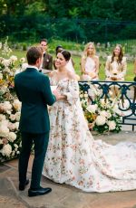 SOPHIA BUSH and Grant Hughes Wedding at Philbrook Museum of Art in Tulsa 07/11/2022