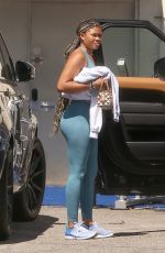 STORM REID Leaves a Gym in Los Angeles 07/15/2022