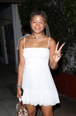 STORM REID Leaves Giorgio Baldi in Santa Monica 07/17/2022
