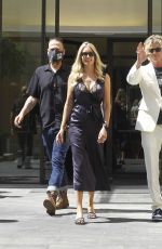 SUSAN HOLMES Leaves Mandarin Hotel in Milan 07/11/2022