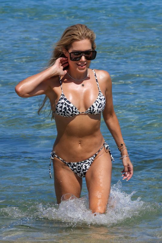 SYLVIE MEIS in Bikni at a Beach in Saint Tropez 07/26/2022