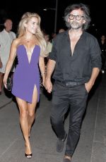 SYLVIE MEIS Leaves Le Quai Restaurant in Saint Tropez 07/26/2022