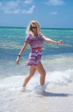 TANIA MARIE CARINGI at a Beach on South Beach 07/30/2022