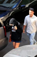 TAYLOR SWIFT Leaves a Skincare Clinic in Beverly Hills 07/02/2022