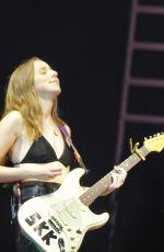 TAYLOR SWIFT Performs at HAIM Concert in London 07/21/2022