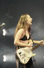 TAYLOR SWIFT Performs at HAIM Concert in London 07/21/2022