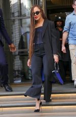 TESSA THOMPSON Leaves Corinthia Hotel in London 07/04/2022