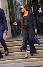 TESSA THOMPSON Leaves Corinthia Hotel in London 07/04/2022