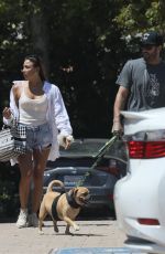 TIA BLANCO and Brody Jenner Out with Their Dog in Malibu 07/01/2022