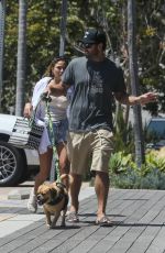 TIA BLANCO and Brody Jenner Out with Their Dog in Malibu 07/01/2022