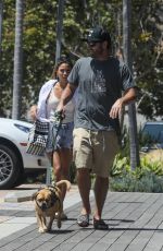 TIA BLANCO and Brody Jenner Out with Their Dog in Malibu 07/01/2022