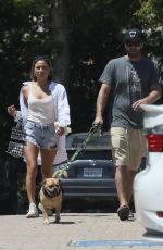 TIA BLANCO and Brody Jenner Out with Their Dog in Malibu 07/01/2022