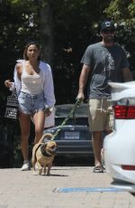 TIA BLANCO and Brody Jenner Out with Their Dog in Malibu 07/01/2022