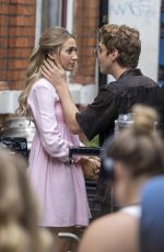 TILLY KEEPER and Lukas Gageon the Set of You in London 07/14/2022