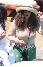 TINA KNOWLES and COOKIE JOHNSON Arrives in Mykonos 07/05/2022