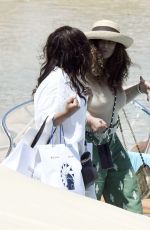 TINA KNOWLES and COOKIE JOHNSON Arrives in Mykonos 07/05/2022