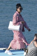 TINA KNOWLES and COOKIE JOHNSON Arrives in Mykonos 07/05/2022