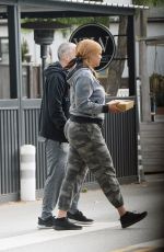 TYRA BANKS Out for Brunch with a Friend at Bluestone Lane Cafe in Venice 07/03/2022