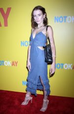 URSZULA MAKOWSKA at Not Okay Premiere at Angelika Theater in New York 07/28/2022