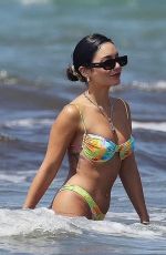 VANESSA and STELLA HUDGENS in Bikinis at a Beach in Italy 07/27/2022