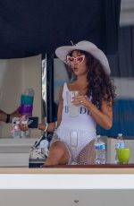 VANESSA HUDGENS and SARAH HYLAND in Swimsuits at a Bachelorette Party at a Yach in Punta Mita 07/10/2022