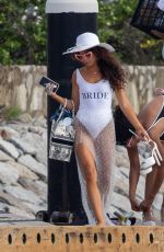 VANESSA HUDGENS and SARAH HYLAND in Swimsuits at a Bachelorette Party at a Yach in Punta Mita 07/10/2022