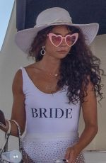 VANESSA HUDGENS and SARAH HYLAND in Swimsuits at a Bachelorette Party at a Yach in Punta Mita 07/10/2022