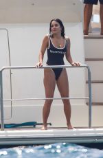 VANESSA HUDGENS and SARAH HYLAND in Swimsuits at a Bachelorette Party at a Yach in Punta Mita 07/10/2022