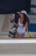 VANESSA HUDGENS and SARAH HYLAND in Swimsuits at a Bachelorette Party at a Yach in Punta Mita 07/10/2022