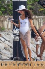 VANESSA HUDGENS and SARAH HYLAND in Swimsuits at a Bachelorette Party at a Yach in Punta Mita 07/10/2022
