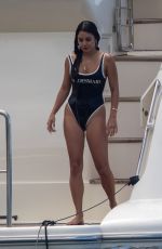 VANESSA HUDGENS and SARAH HYLAND in Swimsuits at a Bachelorette Party at a Yach in Punta Mita 07/10/2022