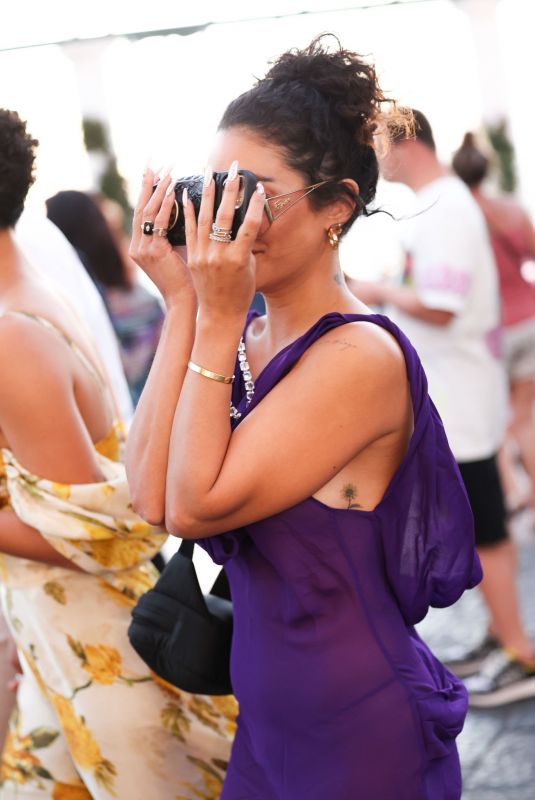 VANESSA HUDGENS Out and About in Capri 07/29/2022