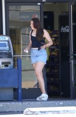 VERONIKA DIDUSENKO at a Gas Station in Studio City 07/05/2022
