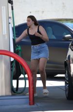 VERONIKA DIDUSENKO at a Gas Station in Studio City 07/05/2022
