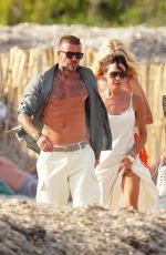 VICTORIA and David BECKHAM Arrives at Ernesto Bertarelli Beach in Saint Tropez 07/23/2022