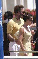 VICTORIA and David BECKHAM at a Boat Ride in Venice 07/05/2022