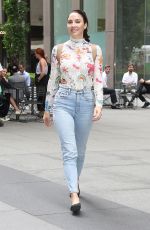 WHITNEY CUMMING in Denim Leaves SiriusXM Studios in New York 07/26/2022