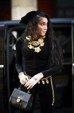 WINNIE HARLOW Leaves Schiaparelli Fashion Show in Paris 07/04/2022