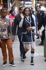 YARA SHAHIDI Leaves Good Morning America Studio in New York 07/20/2022